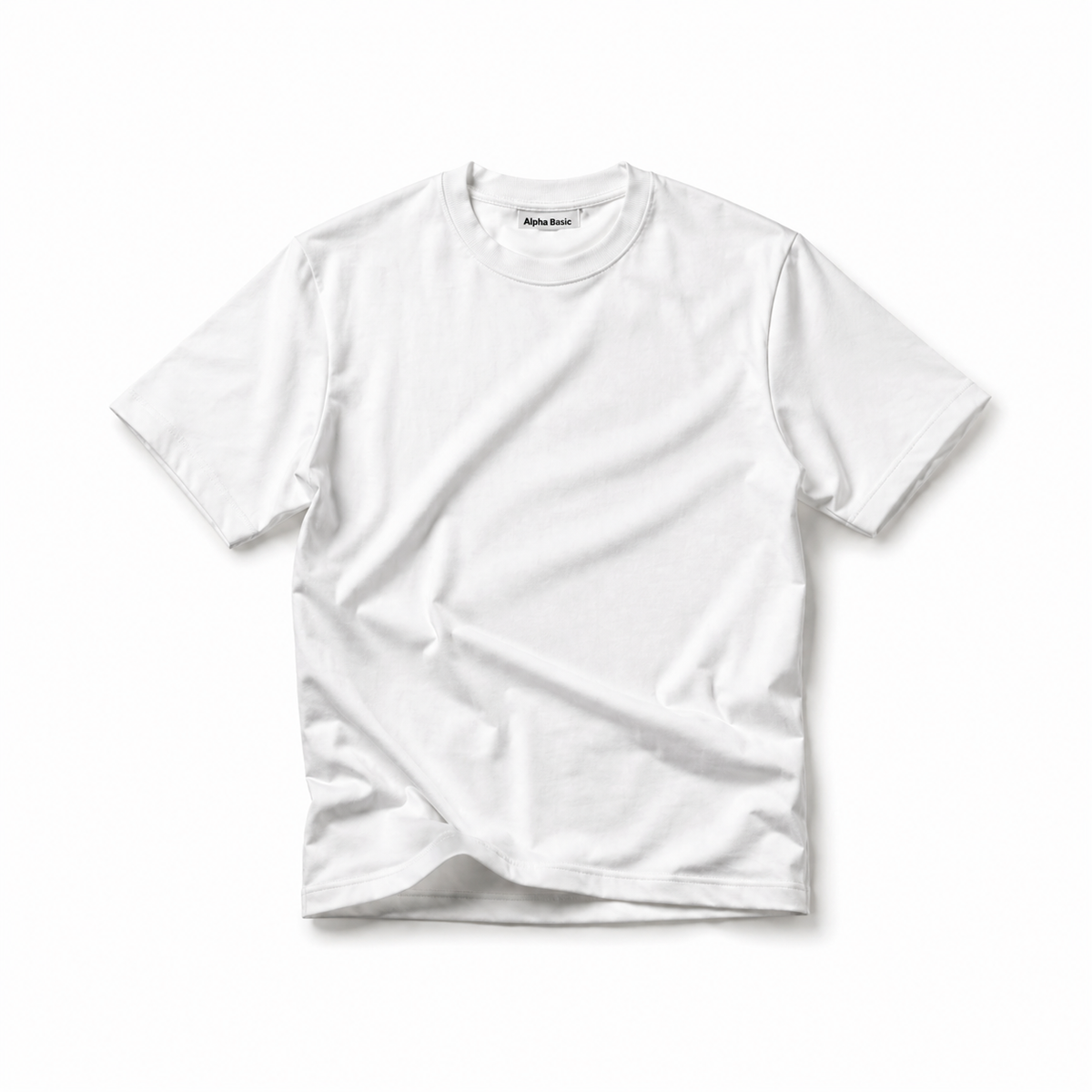 Camiseta premium minimalista Alpha Basic